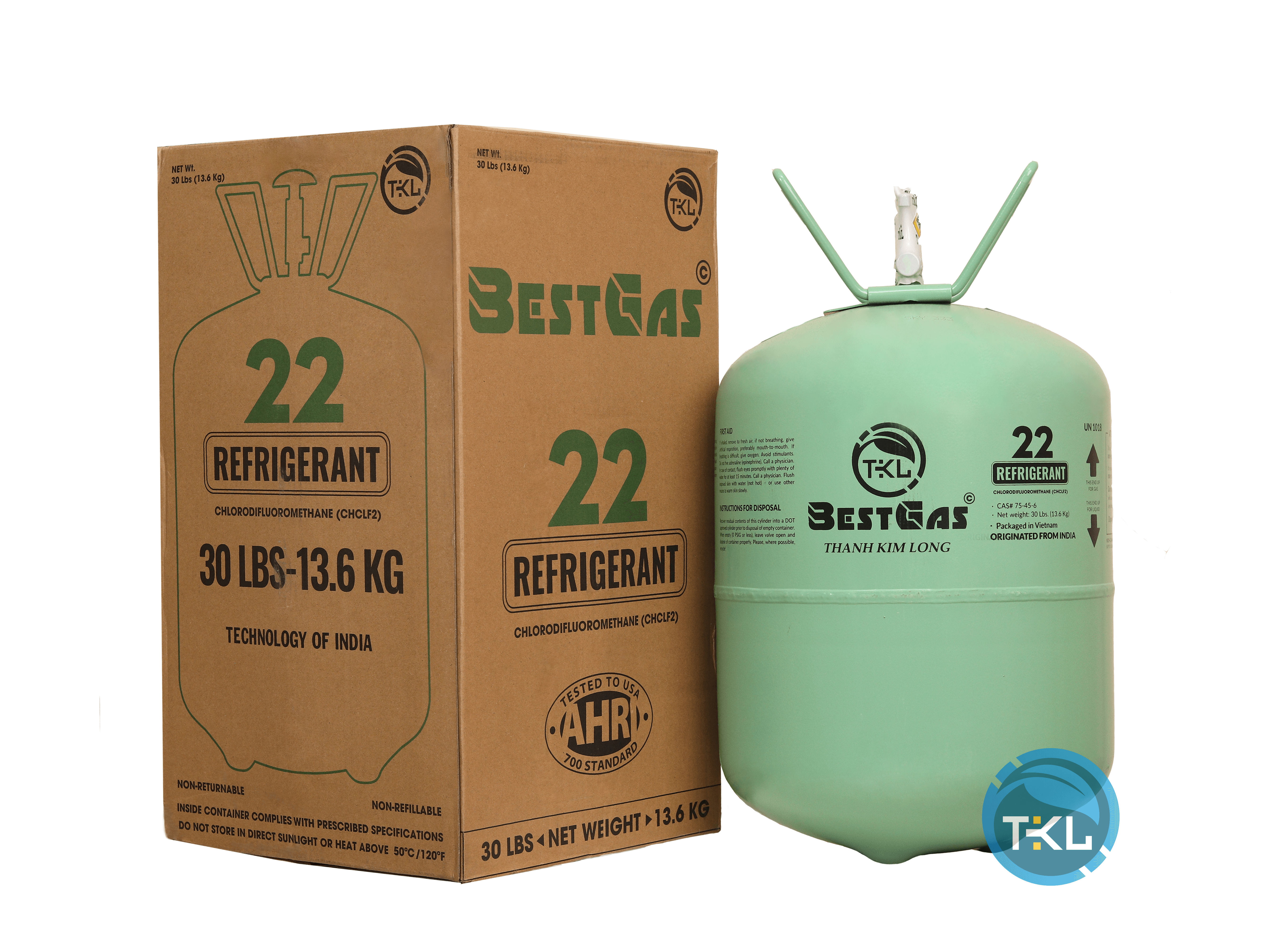 Gas R22 Ân Độ (13.6 kg ) Best Gas Thanh Kim Long