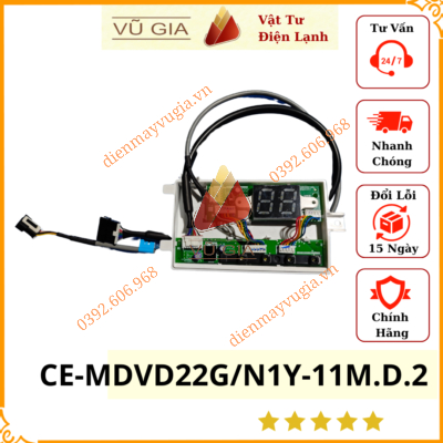 Hiển thị điều khiển dàn lạnh Midea 17226000000775 / CE-MDVD22G/N1Y-11M.D.2 / IDU