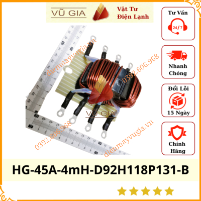 Bộ lọc nguồn Midea 11201106001440 / HG-45A-4mH-D92H118P131-B / VX