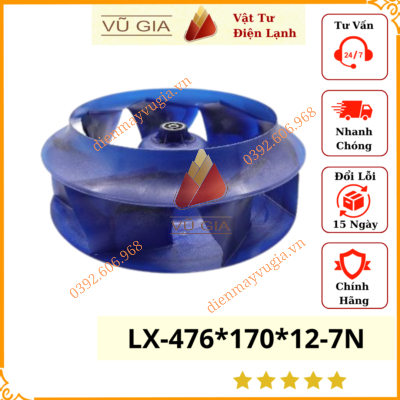 Cánh quạt dàn nóng Midea 12100103000142 / LX-476*170*12-7N / IDU AC