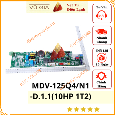 Bảng mạch dàn lạnh Midea 17126000003732 / MDV-125Q4/N1-D.1.1(10HP 1T2) / IDU MQ4A-48HWAN1