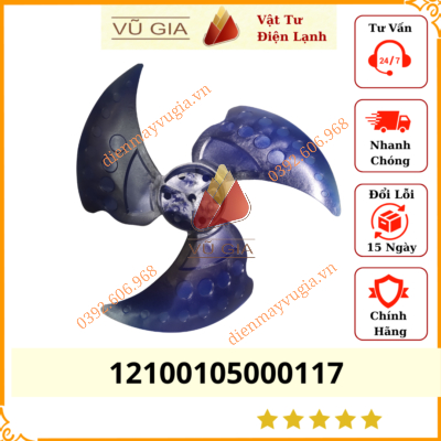 Cánh quạt nhựa chong chóng Midea 12100105000117 / ZL-600*200*20-3N / V5X