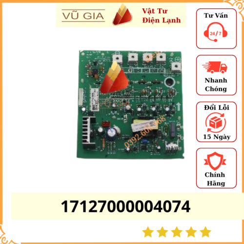 Bảng mạch biến tần máy nén Midea 17127000004074 / ME-POWER-35A(PS22A78).D /  V4+K