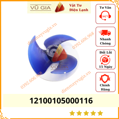 Cánh quạt nhựa hướng trục Midea 12100105000116 /  ZL-560*189*20-3N / V5X