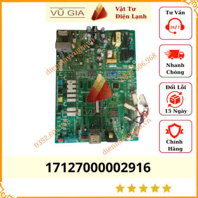 Bảng mạch điều khiến chính dàn nóng  Midea 17127000002916 / CE-MDV224W/DRN1-8R0.D.1.2 /  V4+I AIR SIDE