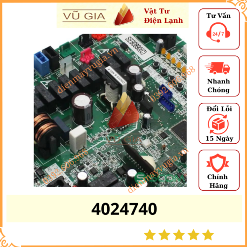 Bo mạch dàn nóng RZF140CVM mã 4024740