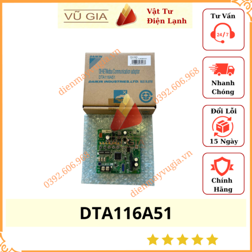 Bo Mạch Module Giao Tiếp Tín Hiệu Điều Hòa Daikin VRV Mã DTA116A51