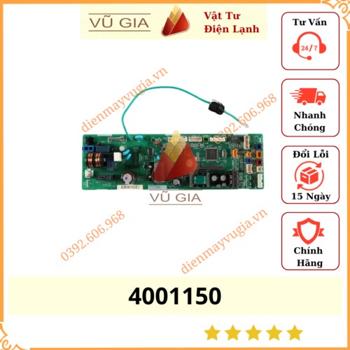 Bo Mạch Điều Khiển Dàn Lạnh Máy Lạnh Daikin VRV IV – FXMQ100PVE – 4001150