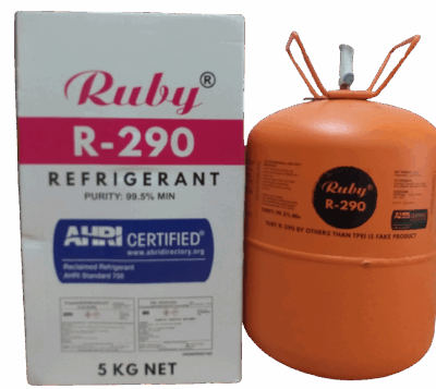 Gas lạnh Ruby R290 bình 5kg